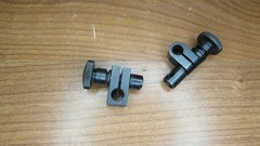 Lot of 2 Swivel Post Snug clamp measuring tool holder machining Made in USA