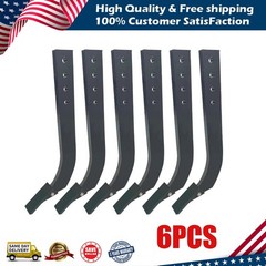 6PCS Box Blade 18” Ripper Shank 3 Hole Box Scraper Shank with 4 Holes Plowing