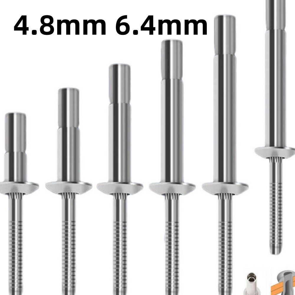 4.8mm 6.4mm Structural Pop Rivets Dome Head Steel Monobolt Breakstem Fasteners