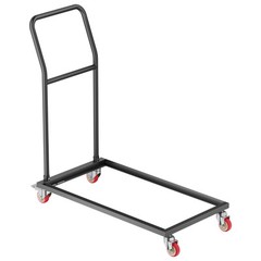 Folding Chair Rack Cart for 25 Chairs of 300 LBS L-shape Vertical
