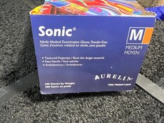 (QTY 600) Aurelia Sonic Nitrile Exam Glove 93777 Medium