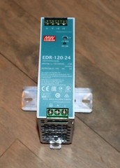 MEAN WELL | EDR-120-24 Single Output DIN Rail Power Supply 24V 5 Amp 120W