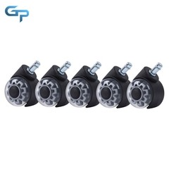 Office Chair Replacement Caster Wheels For Hardwood Floors 5 Pack 2 Inch