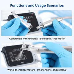 COXO Dental LED Implant Motor Surgical System + 20:1 Contra Angle Handpiece