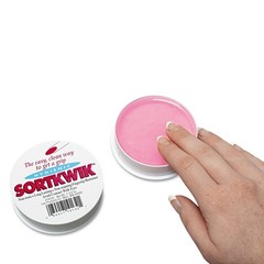 Sortkwik Fingertip Moisteners, 1 3/4 oz, Pink, Sold as 6 Pack