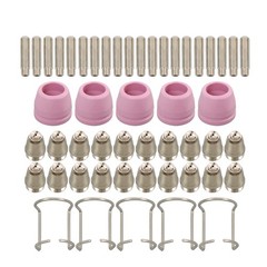 KIT TIPS CUT50 60Amp 50pcs SG-55 AG-60 WSD-60 Plasma Cutter Torch Consumables