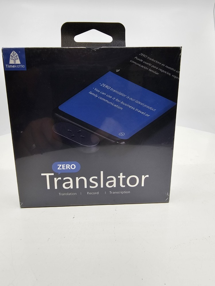 Timekettle Zero Translator Device for iPhone IOS – Black – NEW Free Shipping 📦