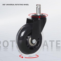 Office Chair Caster Wheels,Office Chair Wheels Chair Casters for Tile, Hardwo…