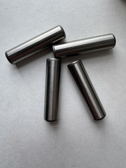 DOWEL PINS. 1/2 x 2” CASE HARDENED. BRIGHT FINISH. 4 PCS. NEW