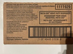 Box of 12 Kay Insta-Use Heavy Duty Degreaser Cartridges 0.34 oz. ea 1111929