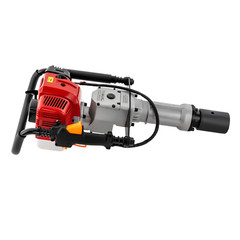 52CC 2.3HP Gas Powered T Post Driver Pile Push Fence Farm 2-Stroke + 2 Post Head
