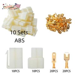 2 3 4 6 8 Pin Plug Cable 6.3mm Male Female Terminal Electrical Wire Connectors