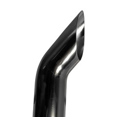 Exhaust Pipe Replacement for UNIVERSAL 5″ x 96″, Curved Chrome