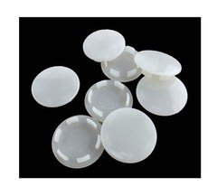 (8 PACK) 1″ PLASTIC HOLE PLUGS – OFF-WHITE #HPW-1.0