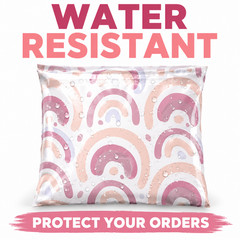 10×13 Boho Rainbow Designer Poly Mailers Self Seal Boutique Packaging