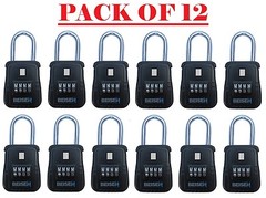 Pack of 12 Lockbox key lock box for realtor real estate 4 digit