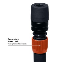 Klein Tools 80208 6 and 12-Inch Extension Set, Black Base, Orange Knob
