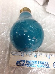 Green 100 Watt A19 LightBulb 100A19/CG Ceramic Green Guaranteed Brand USA 4-PCS