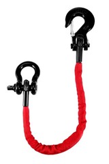 Recovery Strap (18,000lb.) 4FT with Winch Hook and D-Ring for ATV Mud Recovery