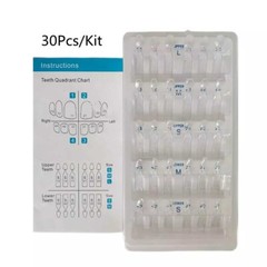 30pcs Dental Composite Resin Veneers Mould Light Cure Anterior Front Teeth USA