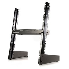 Startech.Com 12U Open Frame Server Rack – 19 2 Post Network Rack Standing Audio