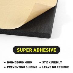 Suitable For Noise Reduction In Industral Sponge Rubber Sheet 12″×59″ 1Roll