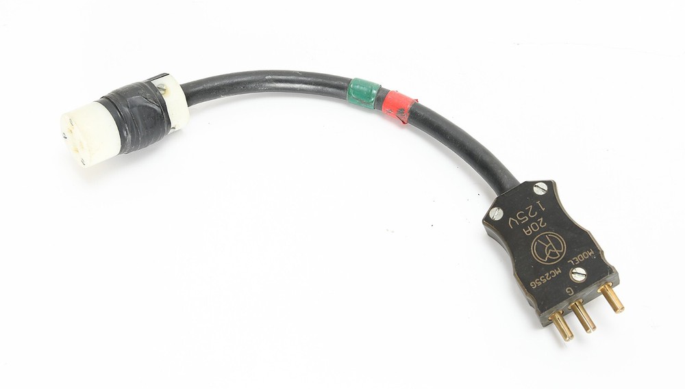 Mole-Richardson MC255G 3-Pin Plug and Connector  NICE!!!