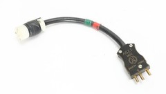 Mole-Richardson MC255G 3-Pin Plug and Connector  NICE!!!