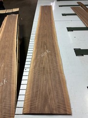 Walnut Raw Wood Veneer 2 sheets 100” x 12” 320K