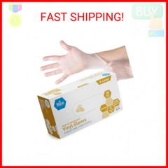 MED PRIDE Medical Vinyl Examination Gloves (X-Large, 100-Count) Latex & Rubber F