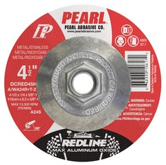 Pearl Grinding Disc 4-1/2″ x 1/4″ x 5/8″-11 Red ( 10/bx )