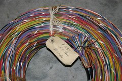 WIRE PHONE 50 PAIR 22 GAUGE INSULATED SOLID 105 FEET 25 POUNDS NEW OLD STOCK