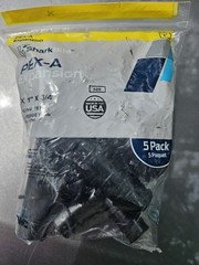 Sharkbite 1 in x 1 in x 3/4 in PEX-A Poly Expansion Reducing Tee Fitting (5-Pk)