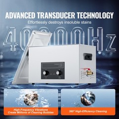 30L Ultrasonic Cleaner with Heater Timer & Basket Digital Sonic Machine