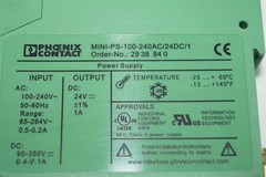 Phoenix Contact Mini-Ps-100-240Ac/24Dc/1 Power Supply 2938840