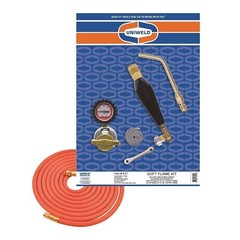 Uniweld K37 Air/Acetylene Soft Flame Kit for B Tank W/ TH3 Handle and S23 Screw