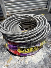 AFC Cable Systems Flexible Metal Conduit (FMC) 12/2 250 ft Silver.
