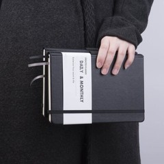 Premium UNDATED Weekly & Monthly Planner (Black)