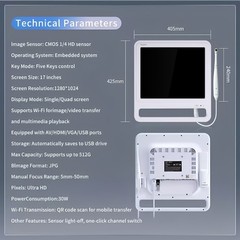 Dental Digital Intraoral Camera with Electric Monitor