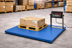New Prime Scales 10000lb Pallet Scale /Floor Scale w/ Indicator 48×48″ Cal-Cert