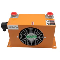 AH0608T-CA Hydraulic Air Cooler Air-cooled Oil Radiator DC12V 1.8KW 60L/min