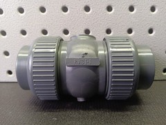 1″ Chemtrol TRUE UNION PVC CHECK VALVE PVCI-1 (bn)