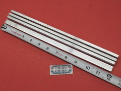 4 pieces 1/4″ X 1/2″ ALUMINUM 6061 FLAT BAR 12″ long T6511 Extruded Mill Stock