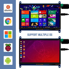 7 Inch IPS LCD Touch Screen Display Panel 1024×600 Capacitive Screen HDMI Monito