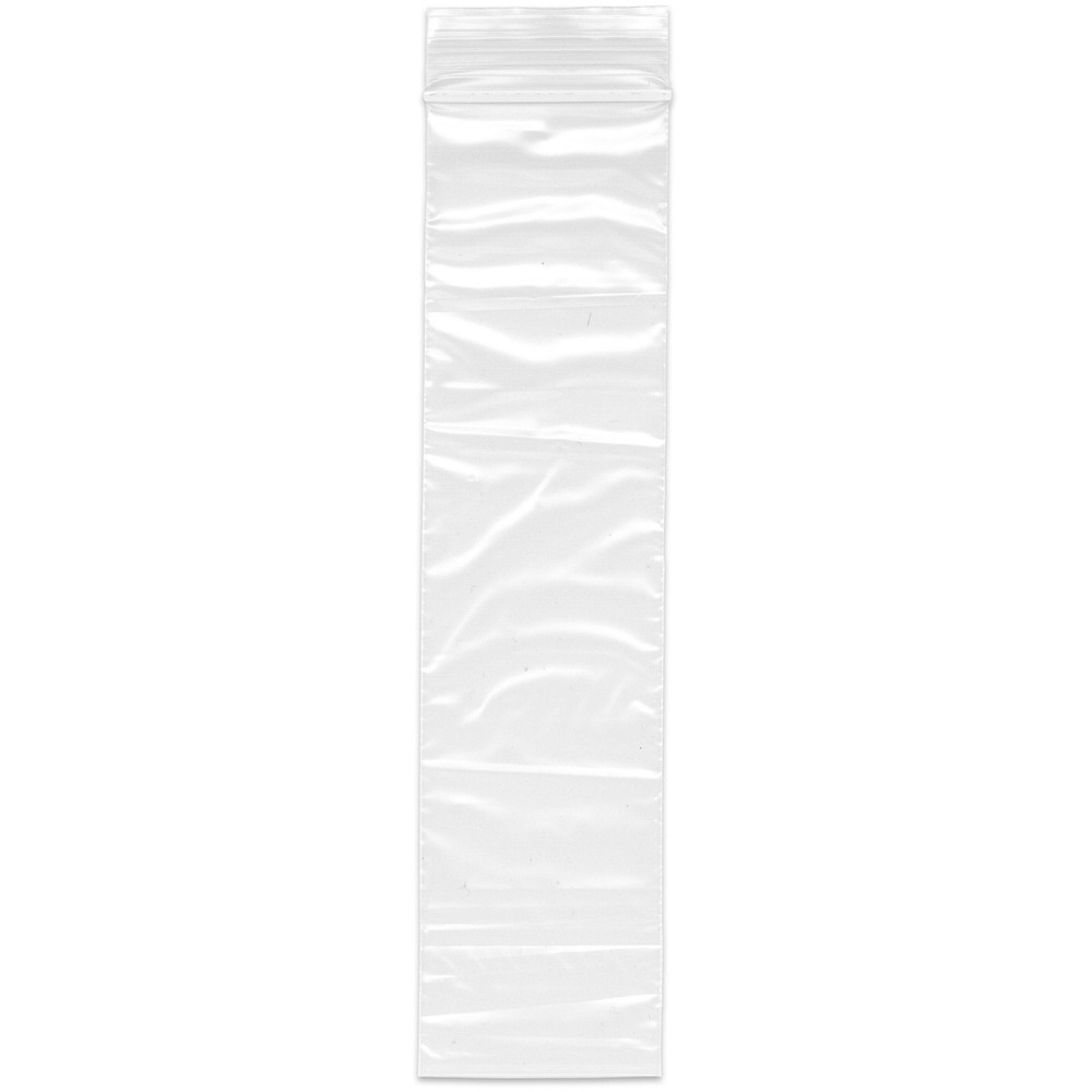 Plymor 2″ x 8″, 2 Mil Zipper Reclosable Plastic Bags