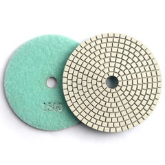 7PCS 5 Inch Diamond Polishing Pads for Wet Granite Stone Marble Concrete Polish