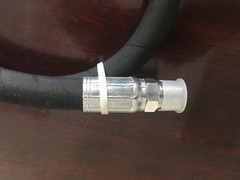  3/4″ x 144″ 2-Wire 3,125 PSI Hydraulic Hose Assembly with 2 Male Pipe 3/4