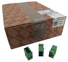 200 DINKLE ECH762HR-03P-GN Header Terminal Block 3-Pin 7.62mm 0.300″ Rht Ang NEW