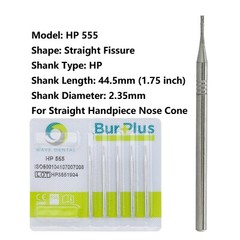 Wave Dental Carbide Burs HP Surgical Bur 555 556 557 558 for Straight Handpiece