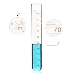 Physical laboratory test tube Borosilicate Glassware 3-10pcs organic 5-100ml